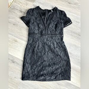 Forever 21 Black Lace Detail Dress